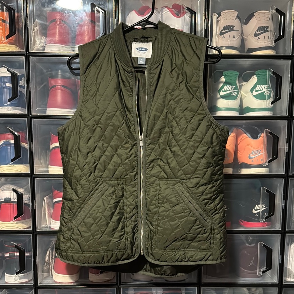 Old Navy Olive Green Lightweight Vest